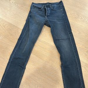 Rag & bone mens dark grey/blue Jean